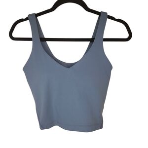 Lululemon Athletica Dusty Blue Water Drop Align Sports Bra Size 6